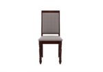 Willowbrook Contemporary Crafted Solid Wood Natural Finish Six Seater Family Dining Table Set - Image 9