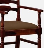 Willowcrest Luxury Handcrafted Natural Finish Premium Wooden Comfort Chair - Image 8