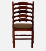 Willowcrest Luxury Handcrafted Natural Finish Premium Wooden Comfort Chair - Image 7