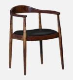 Willowmere Rustic Natural Finish Premium Wooden Arm Chair - Image 6
