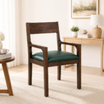 Woodhaven Premium Contemporary Natural Wood Lounge Chair
