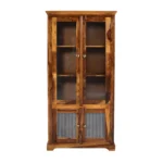 Alderwood Elegant Heritage Inspired Solid Wood Crockery Display Unit - Image 4