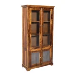 Alderwood Elegant Heritage Inspired Solid Wood Crockery Display Unit - Image 5