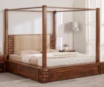 Cedarvale Contemporary Natural Finish Handcrafted Wooden Kids Bunk Bed