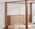 Cedarvale Contemporary Natural Finish Handcrafted Wooden Kids Bunk Bed - Image 4