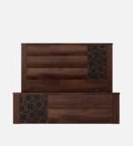 Cedarvale Rustic Heritage Inspired Handcrafted Wooden Storage Bedroom Bed - Image 4