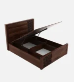 Cedarvale Rustic Heritage Inspired Handcrafted Wooden Storage Bedroom Bed - Image 5