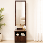 Meadowline Elegant Natural Finish Wooden Dresser With Multiple Storage Drawers