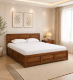 Oakridge Heritage Collection Handcrafted Solid Wood Spacious Storage Bed