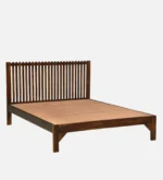 Oakridge Natural Finish Premium Handcrafted Wooden Bedroom Bed - Image 4