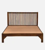 Oakridge Natural Finish Premium Handcrafted Wooden Bedroom Bed - Image 7