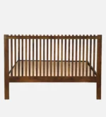 Oakridge Natural Finish Premium Handcrafted Wooden Bedroom Bed - Image 8