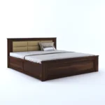 Willowcrest Premium Natural Finish Handcrafted Wooden Storage Bed - Image 5